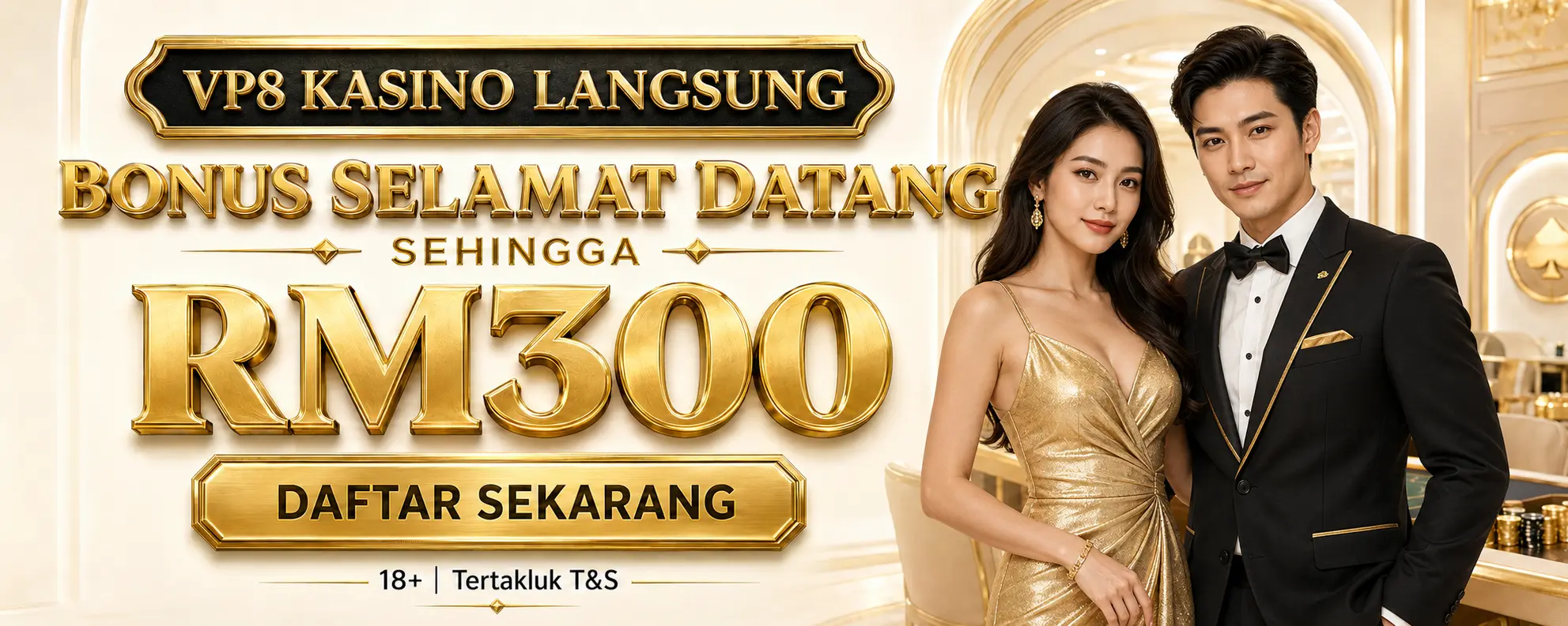 Bonus Aluan VP8MY Malaysia sehingga RM300 untuk pemain baharu