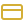 Golden bank or credit card icon.