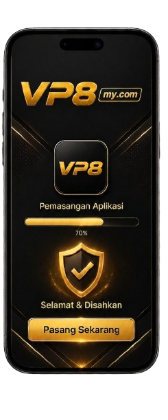 Smartphone screen showing a safe and verified VP8MY app installation status