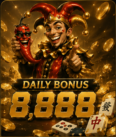 VP8MY daily bonus up to 8,888 for eligible members